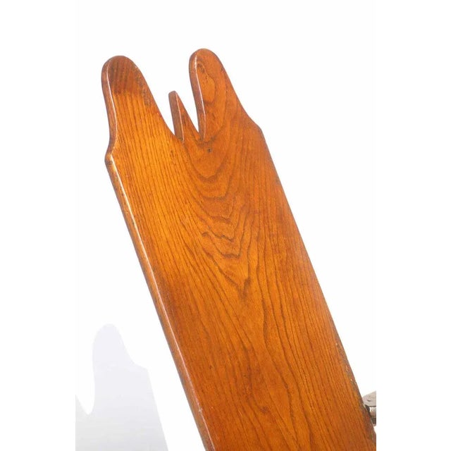 Wood Rationalist Italian Gino Levi Montalcini Wood Lounge Chair, 1930s For Sale - Image 7 of 13