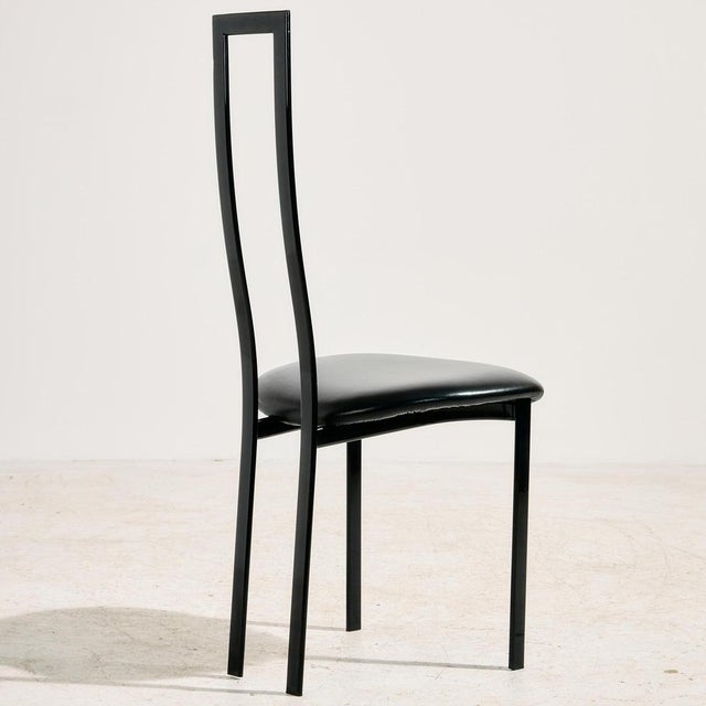 1980s Postmodern Dining Chairs by Maurizio Cattelan for Cattelan, 1980s, Set of 2 For Sale - Image 5 of 18