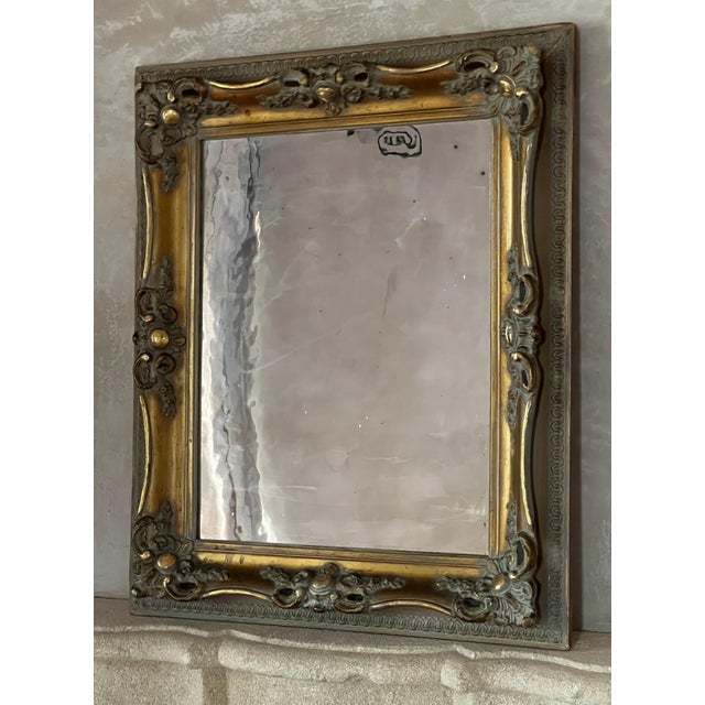 Antique Wavy Glass Mirror & Frame Chairish