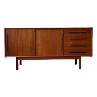 1970's Danish Modern Teak Credenza For Sale