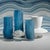 Contemporary Falko Powder Glass Vase, 10.25" For Sale - Image 3 of 4
