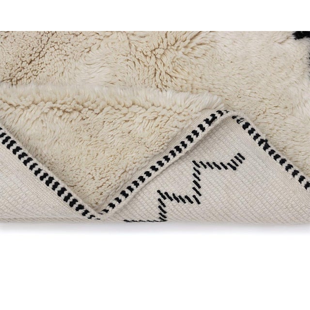 Hand-Knotted Wool Rug by Azele Studio For Sale - Image 9 of 12