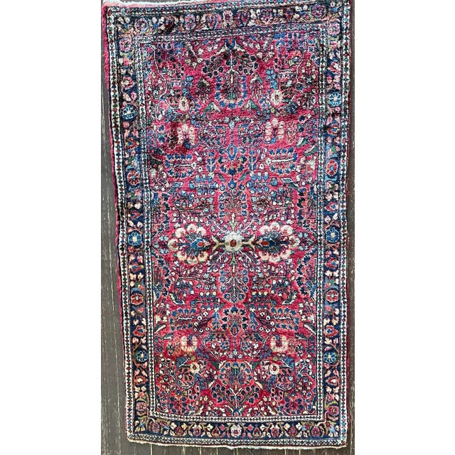 Persian Antique Persian Sarouk Rug, 2'6" X 4'10" For Sale - Image 3 of 6