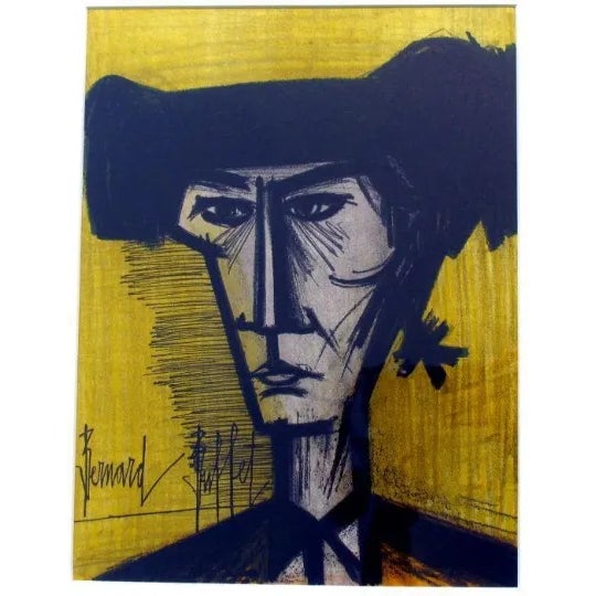 Bernard Buffet Torero Original Lithograph 1967 For Sale