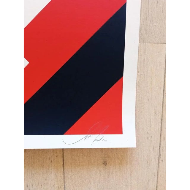 Shepard Fairey (Obey), Constructivist Banner Black, Screenprint For Sale - Image 4 of 8