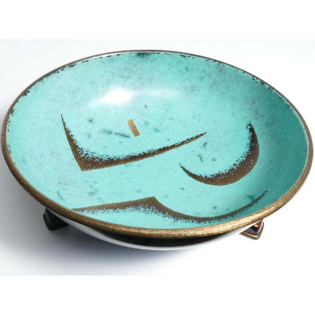 Art Deco Dinanderie Ikora Bowl by WMF, Germany, 1930s For Sale - Image 14 of 18