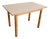 Mid-Century Blue Floral Formica Kitchen Dining Table For Sale