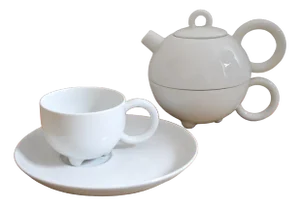 Postmodern Tea for One in the style of Matteo Thun for Arzberg, 1980s, Set of 2