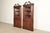 Baker Furniture Style Georgian Flame Mahogany Corner Cabinet, Circa 1940s For Sale - Image 9 of 10