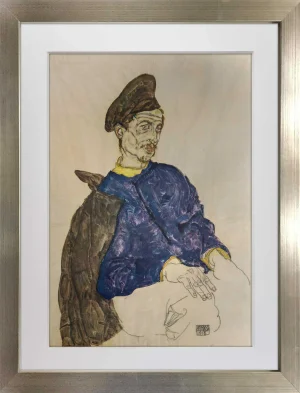 Egon Schiele “Russian Prisoner of War" Lithograph
