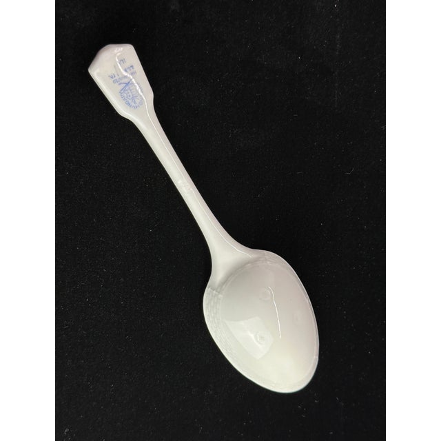 Late 20th Century Herend Hungary Hand-Painted Porcelain Serving Spoon, Mushroom & Insect Motif For Sale In Los Angeles - Image 6 of 15