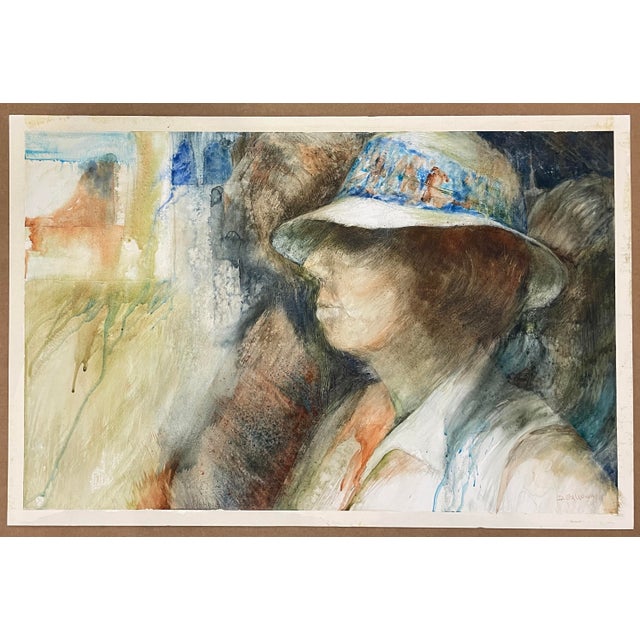 1977 Dot Galloway the Critics Painting For Sale - Image 4 of 7