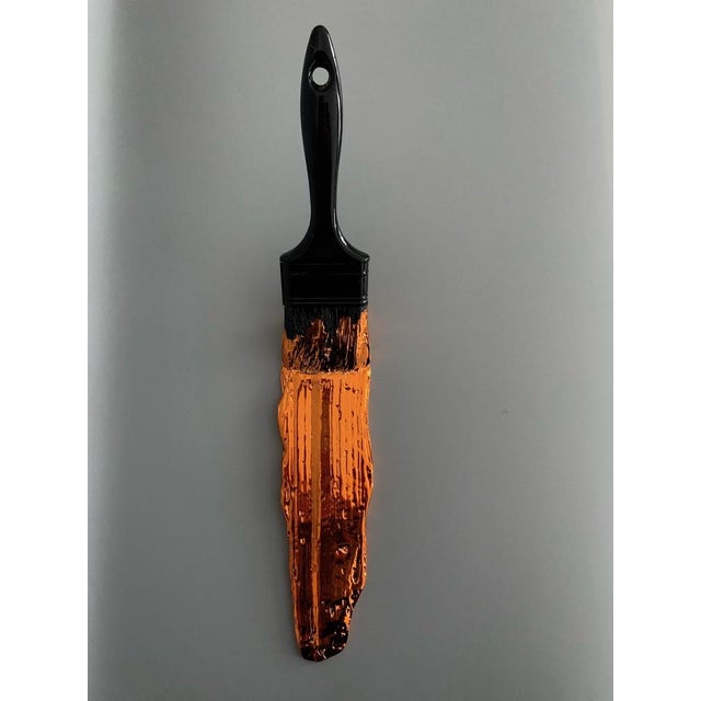 Contemporary Santicri, Orange Brush, 2025, Resin For Sale - Image 3 of 5