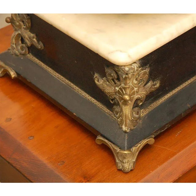 Mid 19th Century Antique Marble and Bronze Scales For Sale - Image 5 of 9