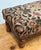 Antique Floral Upholstered Footstool W/ Turned Wood Legs For Sale - Image 11 of 11