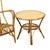 Brown Vintage Rattan Armchairs and Table, 1960s, Set of 3 For Sale - Image 8 of 18