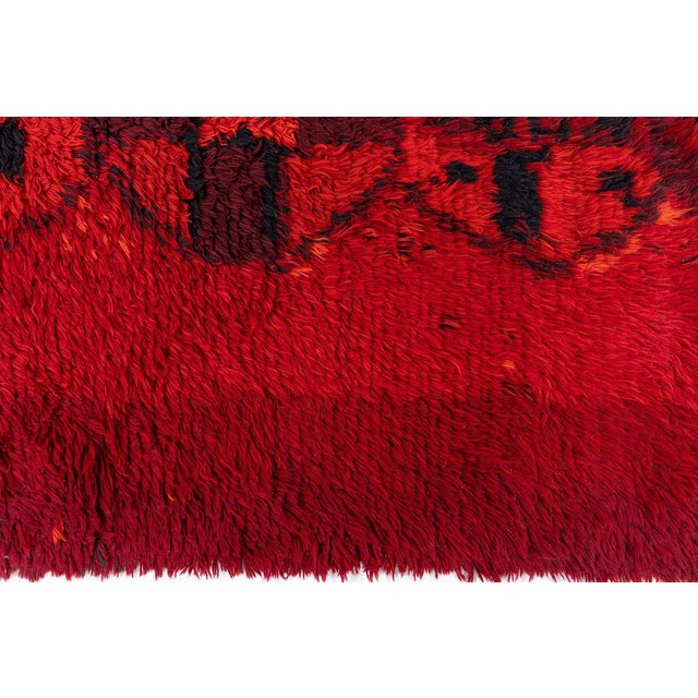 Swedish Rya Rug by Irja Mikkola Doris Leslie Blau Collection For Sale - Image 4 of 10
