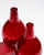 Sculptural Ruby Red Glass Calabasse Vases by Wilhelm Braun-Feldweg for Hirschberg, 1950s, Set of 2 For Sale - Image 6 of 10