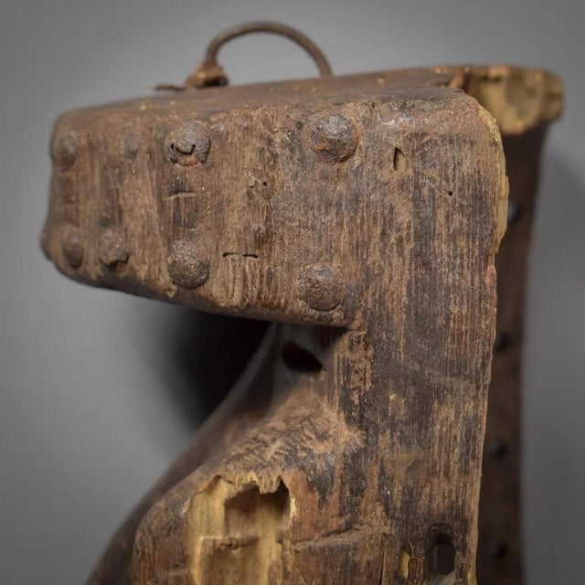 Early 20th Century Dan Mask With Metal Studs For Sale - Image 11 of 11