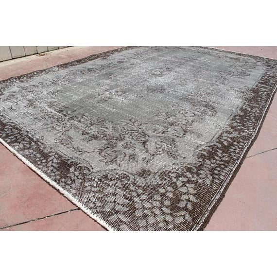 Antique Oversize Gray Rug 6'5" x 10'2" Chairish