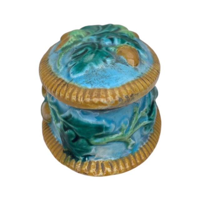 George Jones 19th Century George Jones Majolica Match Box For Sale - Image 4 of 6