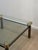 Hollywood Regency Regency Coffee Table with Glass Top For Sale - Image 3 of 7