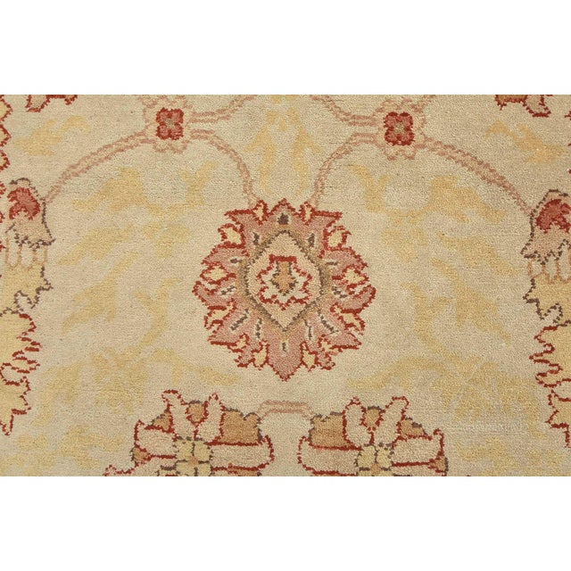 Sultanabad Runner 2'11'' X 12' Beige Wool Vintage Traditional Hand-Knotted Rug For Sale - Image 9 of 12