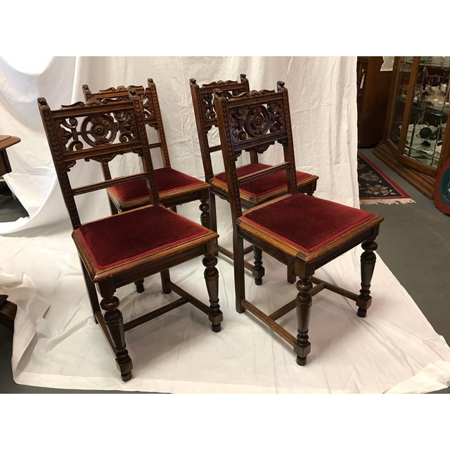 Antique Victorian Dining Room Chairs Set of 4 Chairish