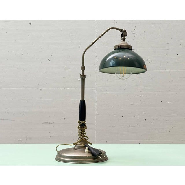 Industrial Metal Table Lamp, 1930s For Sale - Image 16 of 16