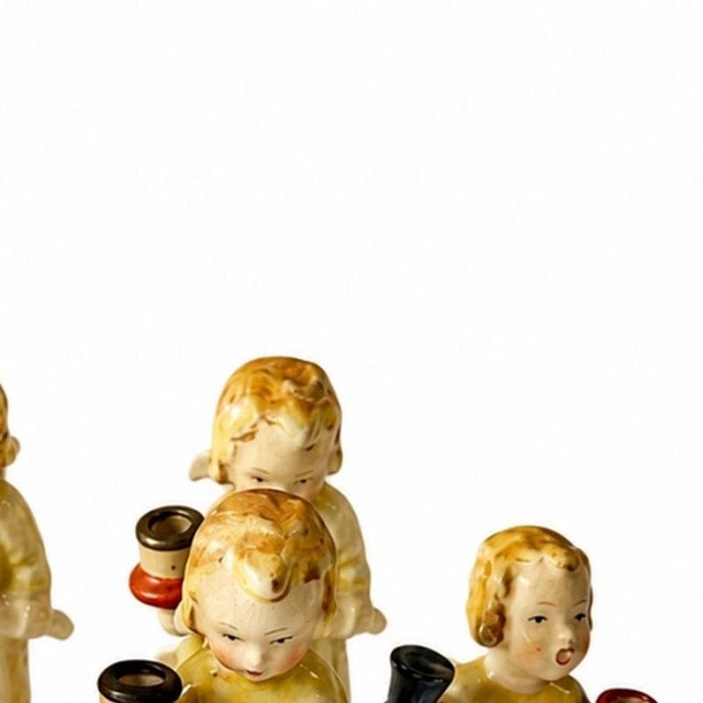 Porcelain Angels Figurine by Maria Spotl, Set of 7 For Sale - Image 4 of 6