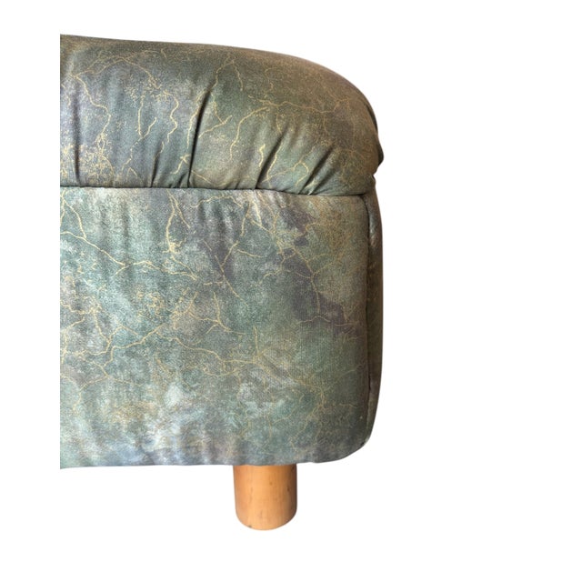 Vintage 1990s Restored Ottoman For Sale - Image 9 of 12