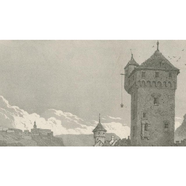 Ivory After Prout, St Goar & Rheinfels Rhine View, Engraving, 1824 For Sale - Image 8 of 9