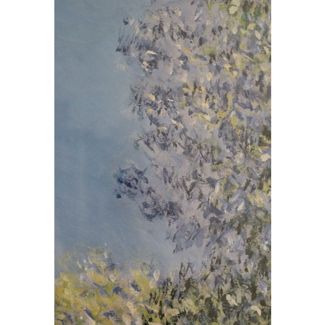 Paper Claude Monet Museum Art Print, 'Bend in the Epte River near Giverny' For Sale - Image 7 of 12