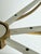 Gold Vintage Brass Chandelier, 1960s For Sale - Image 8 of 9