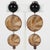 Contemporary Angela Caputi Black and Brown Floral Clip Earrings - 2 Pieces For Sale - Image 3 of 6