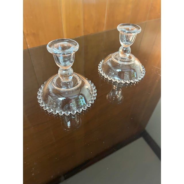 Vintage Imperial Candlewick Candle Holder Set For Sale In Saint Louis - Image 6 of 6