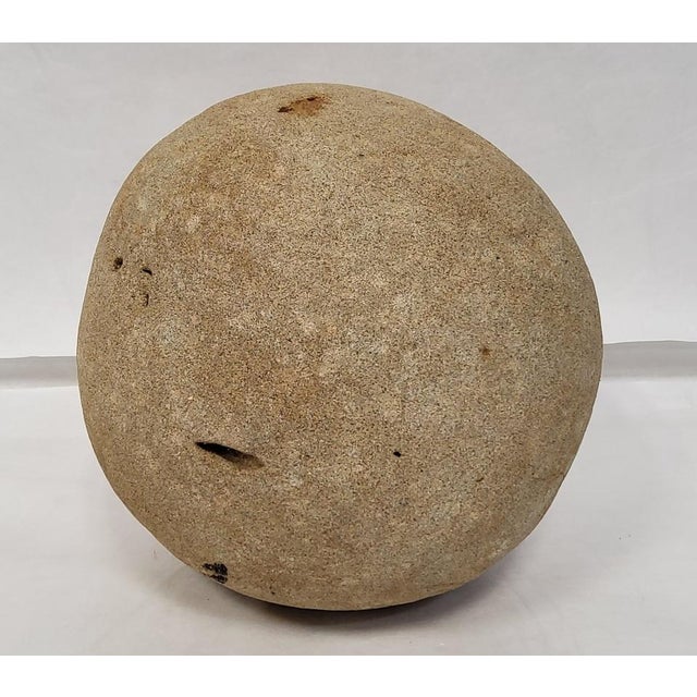 1940s Outdoor Stone Sphere. For Sale - Image 4 of 9