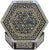 Mid 20th Century Diamond-Patterned Box W/ Pearl Inlay For Sale - Image 5 of 8