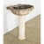 Cream Portuguese 19th Century Carved Stone Pedestal Sink For Sale - Image 8 of 13