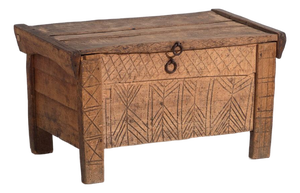 Transylvanian Carved Beech Chest