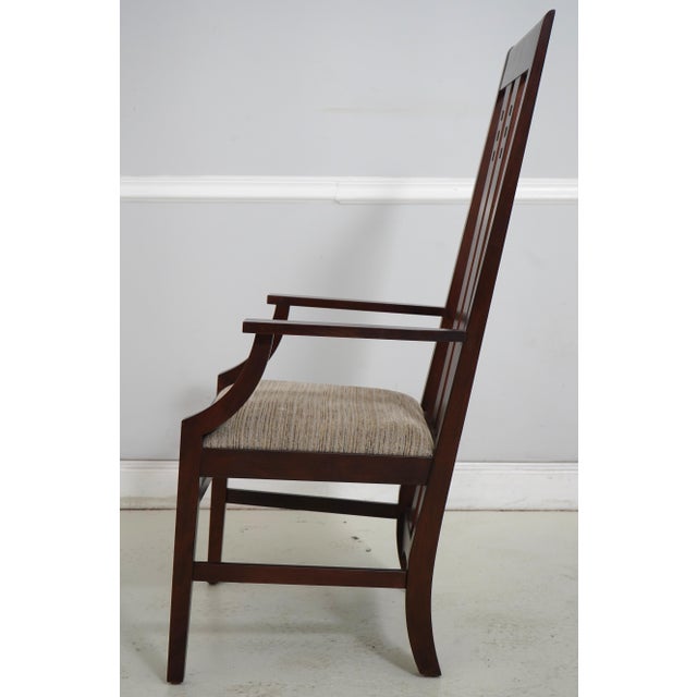 Arts & Crafts Set of 8 Stickley Mackintosh Dining Chairs For Sale - Image 3 of 18