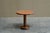 Wood Vintage Pedestal Side Table in Wood and Red Travertine, 1950s For Sale - Image 7 of 14