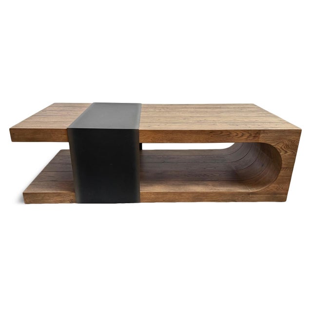 Retro Steel Tie Coffee Table For Sale - Image 9 of 13