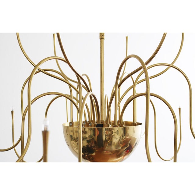 Mesa 18 Chandelier in Brass by Florian Schulz For Sale - Image 11 of 12