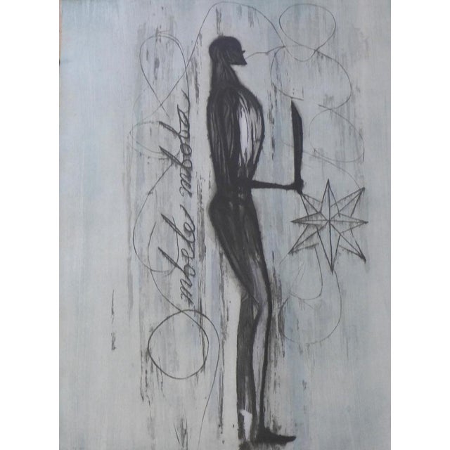 José Bedia, Mbele mboba, 1997, Etching For Sale - Image 5 of 5
