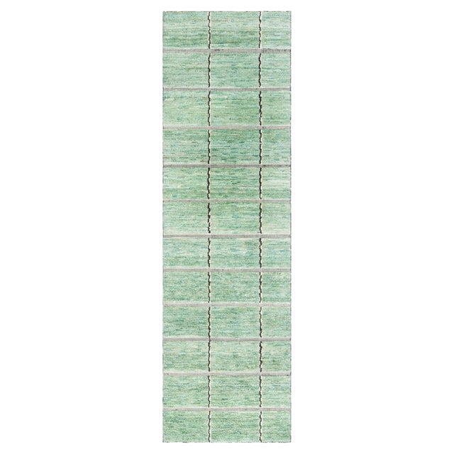 Modern Swedish Pile Runner Fragment by Doris Leslie Blau For Sale