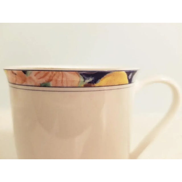 Mikasa Maxima Exotic Garden 2 Cups and 2 Saucers For Sale - Image 10 of 11