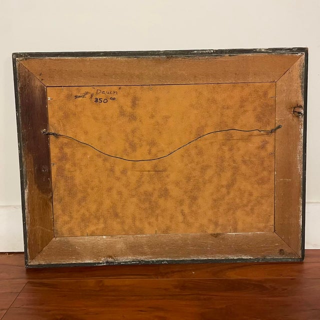 Hulan Fleming “Dawn” 1967 Original Oil Painting For Sale - Image 10 of 11