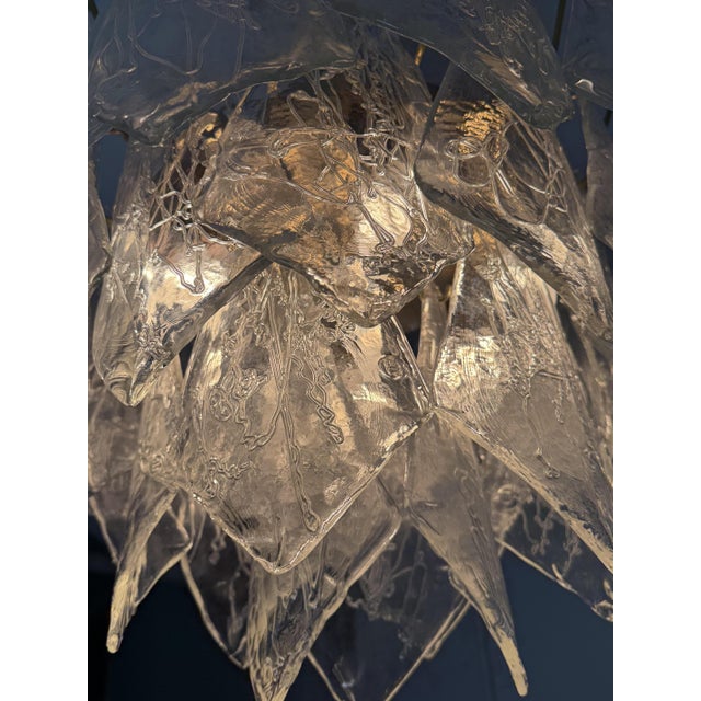 Vintage Seven-Light Murano Glass Pendant Light from La Murrina, 1970s For Sale - Image 9 of 16