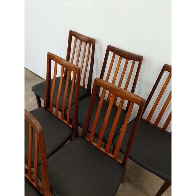 Brown Set of 6 Vintage Mid Century Modern Dining Chairs by G Plan For Sale - Image 8 of 18